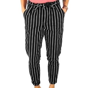 Hollister Trousers/Pants & Jumpsuits, Size 7 Juniors/ Women Black Stripe